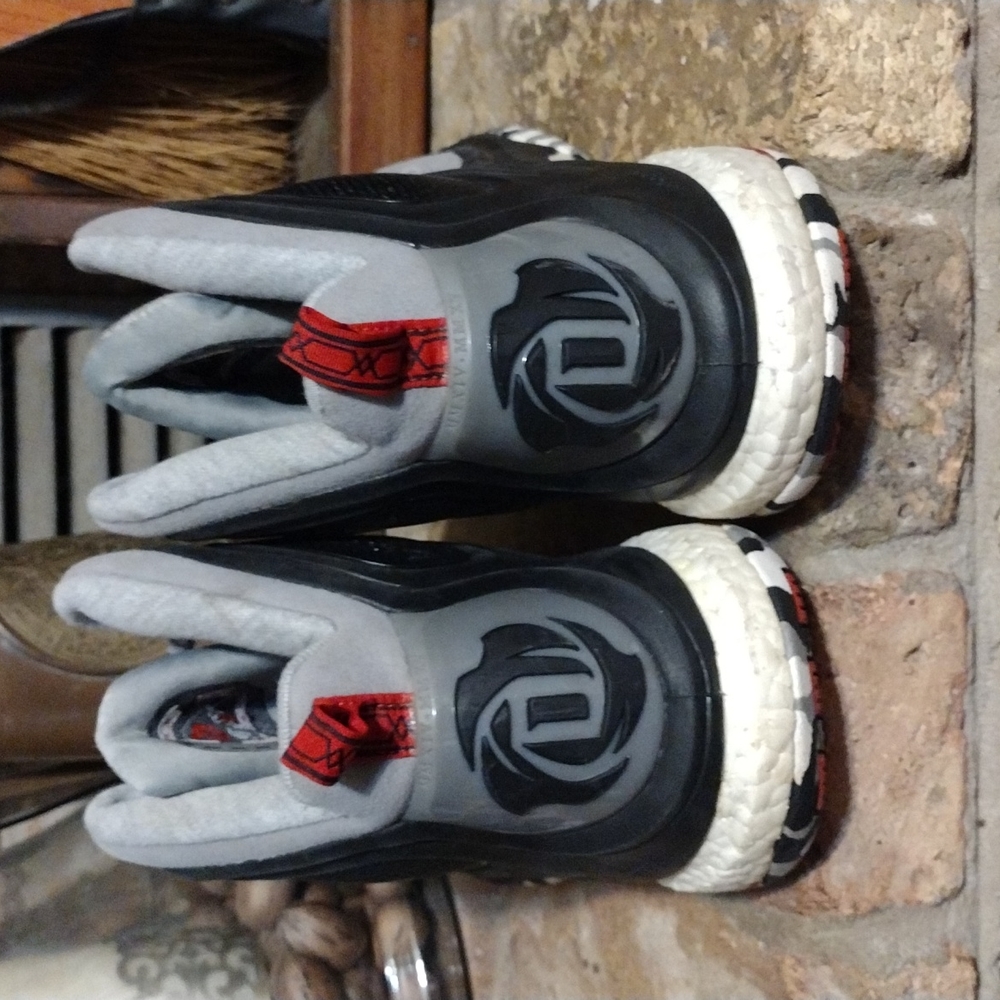 Rare Adidas 2015 D Rose 5 Boost 'Light Onyx C76798 S 13 Chicago Bulls BB Shoes - Picture 4 of 15